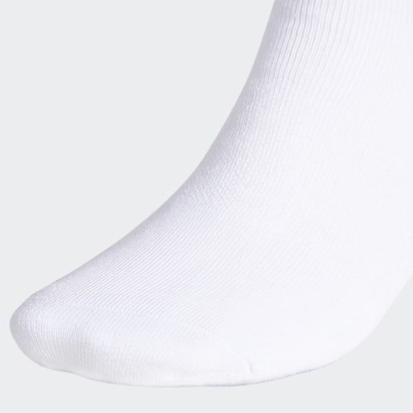 White Trefoil Quarter Socks 6 Pairs JWT65A