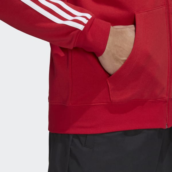 Vermelho Casaco com Capuz 3-Stripes do Manchester United