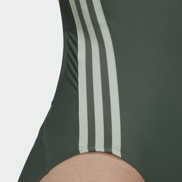 Verde Fato de Banho 3-Stripes SH3.RO 25367