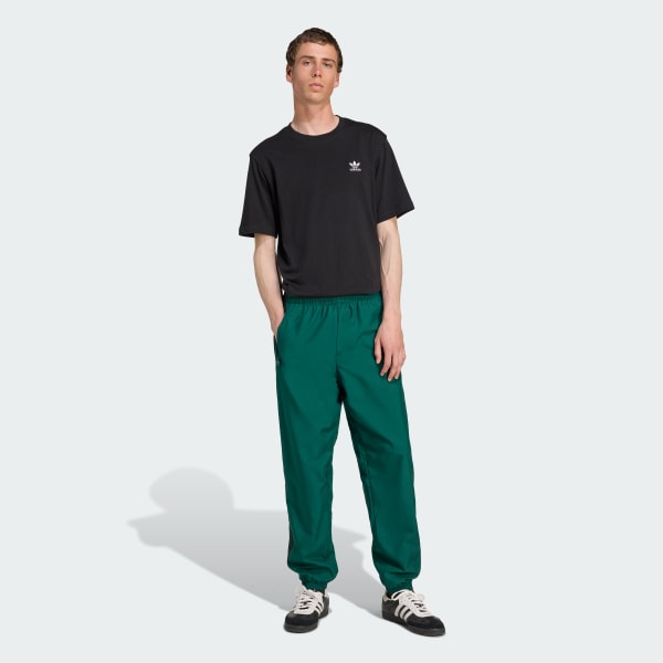 Verde Pantalón deportivo de tejido cepillado