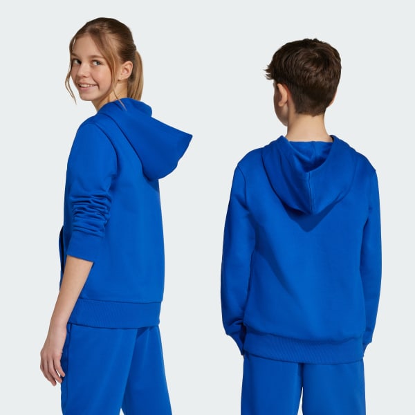 Bleu Sweat-shirt à capuche Essentials Enfants