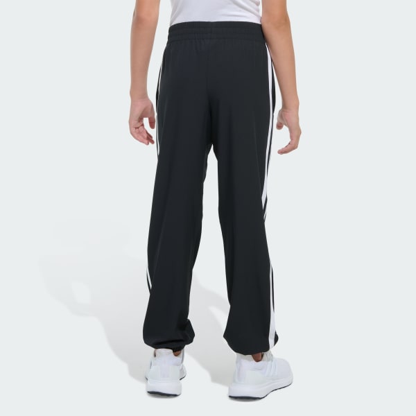 Elastic Waistband Woven 3-Stripes Jogger Pants