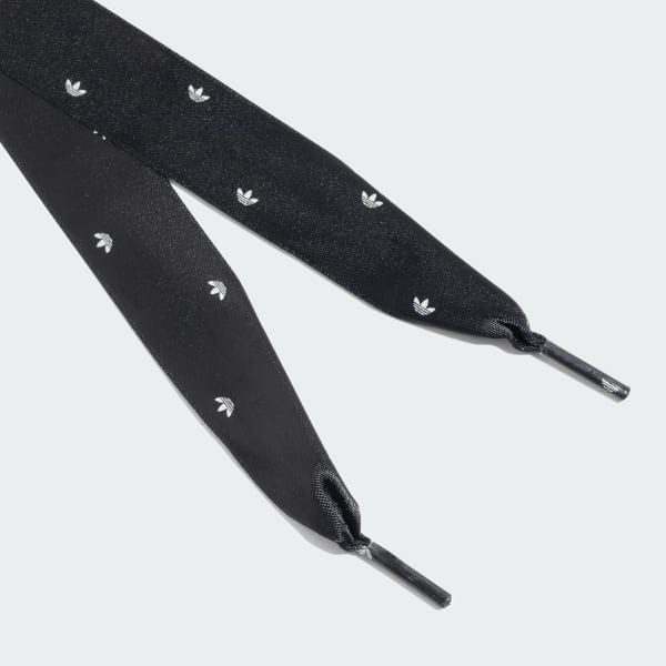 Black RIBBON LACES & CHARMS