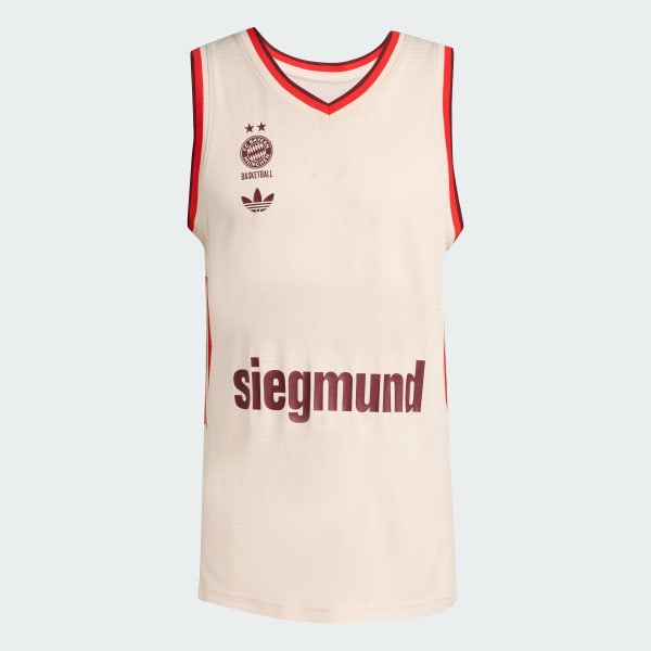 Beige FC Bayern München Basketbal Uitshirt