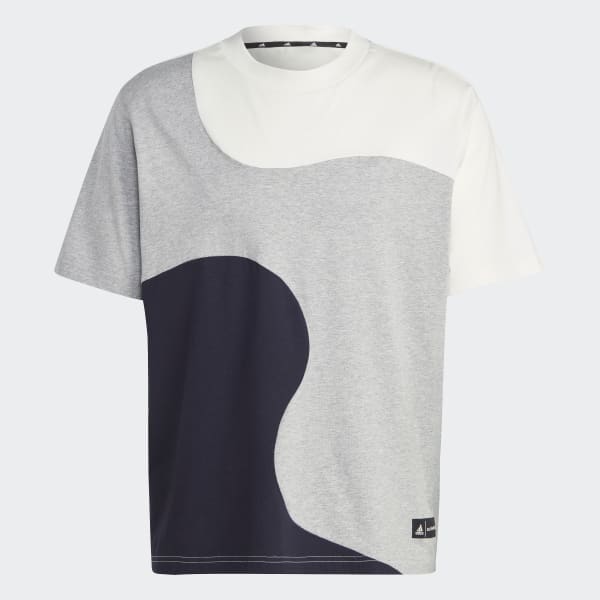 Grau Marimekko Future Icons 3-Streifen T-Shirt