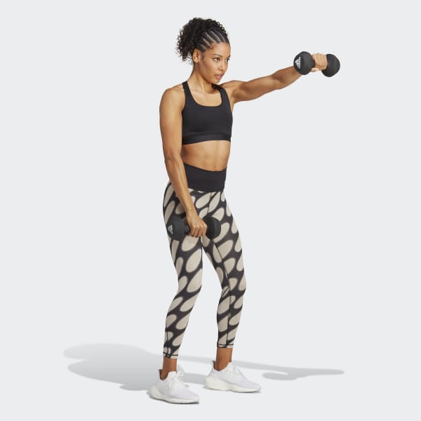 zwart adidas x Marimekko Optime Training 7/8 Legging