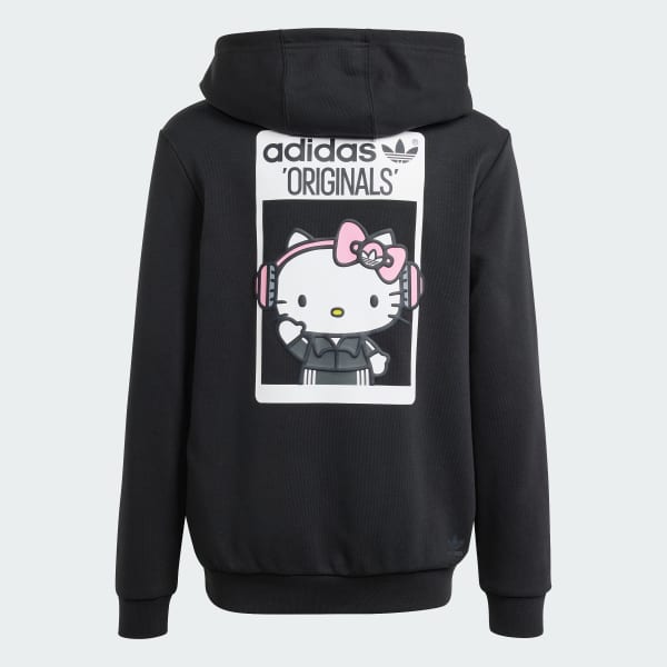 Poleron con Capucha adidas Originals x Hello Kitty Negro adidas adidas Chile
