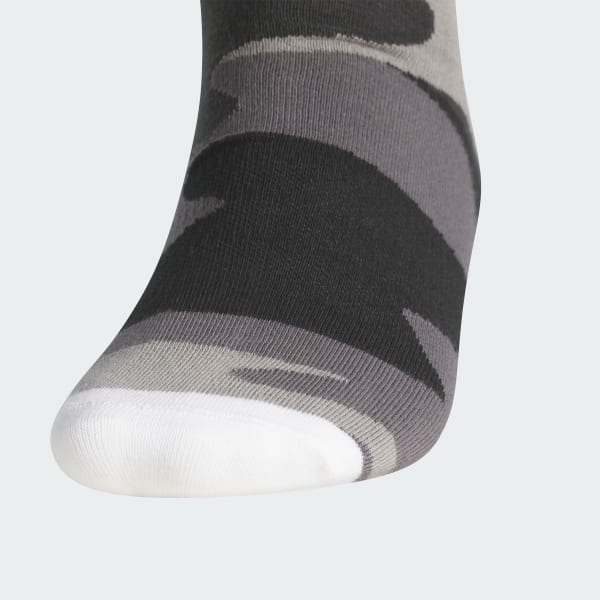 グレー ジャカード カモ クルー ソックス