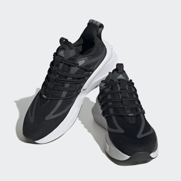 Adidas alpha boost black and white clearance