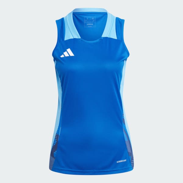 Blue Tiro 24 Competition Training Sleeveless Jersey