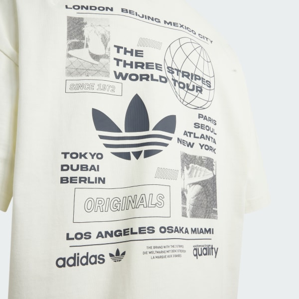 White TOUR GRAPHIC TEE