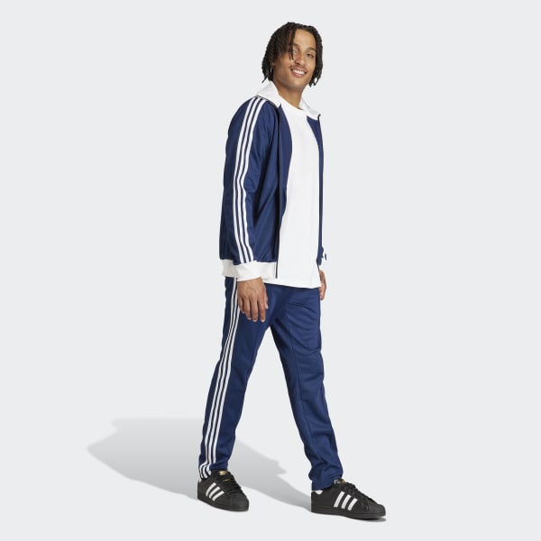 Adidas beckenbauer track pants white discount