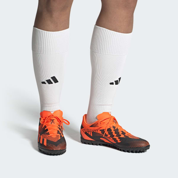 Naranja Calzado de Fútbol X Speedportal Messi.4 Pasto Sintético