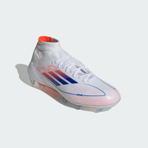 Blanco Zapatos de Fútbol F50 Elite para Mujer Terreno Firme