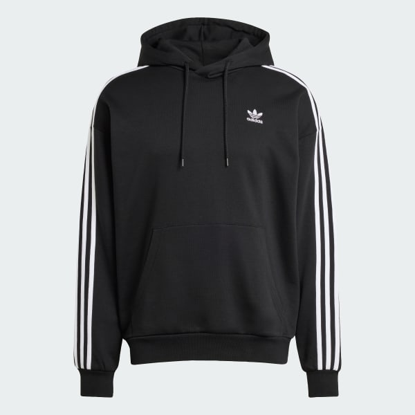 adidas Adicolor Baggy Fit Hoodie Black adidas UK
