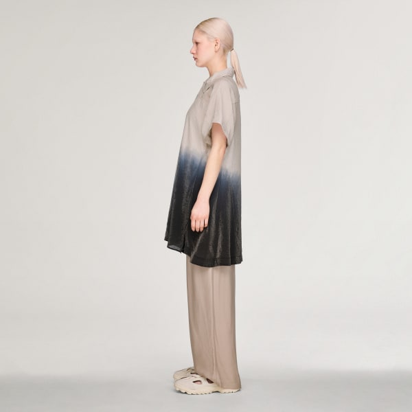 Beige W SS DD OVRSHRT