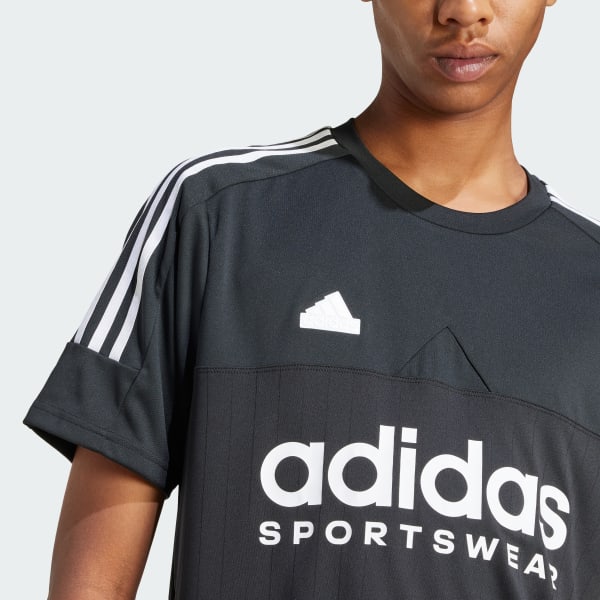 Tシャツ・カットソー adidas tiro tea black IP3779 Adidas Tiro Tee – DTLR