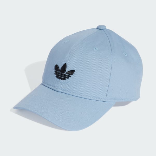Blau Adicolor Classic Trefoil Baseball Kappe