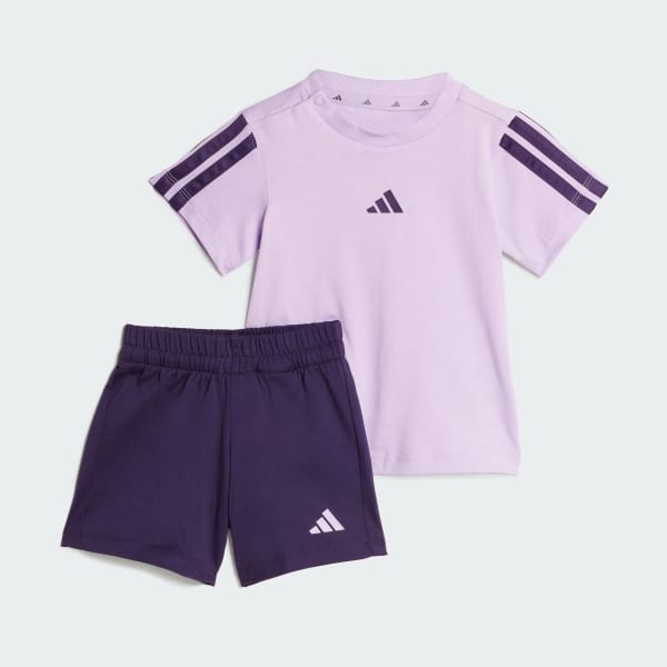 Violeta Conjunto de Playera Essentials para Niños