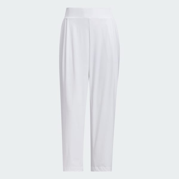 ホワイト 軽量アンクルパンツ