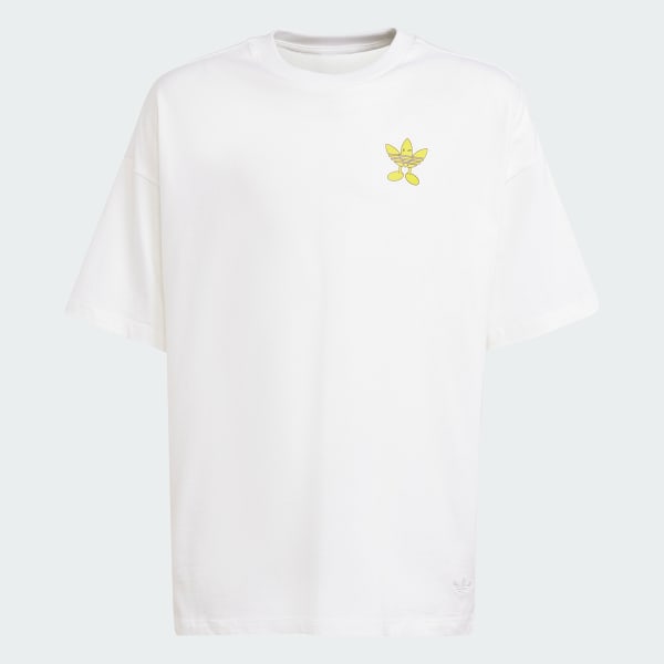 Blanco Polera adidas Originals x Smiley World (Adolescentes)