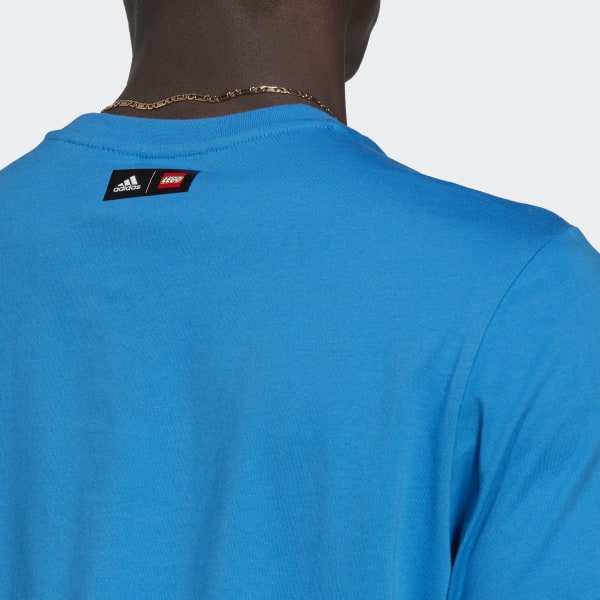 Niebieski adidas x LEGO® Football Graphic Tee L4176
