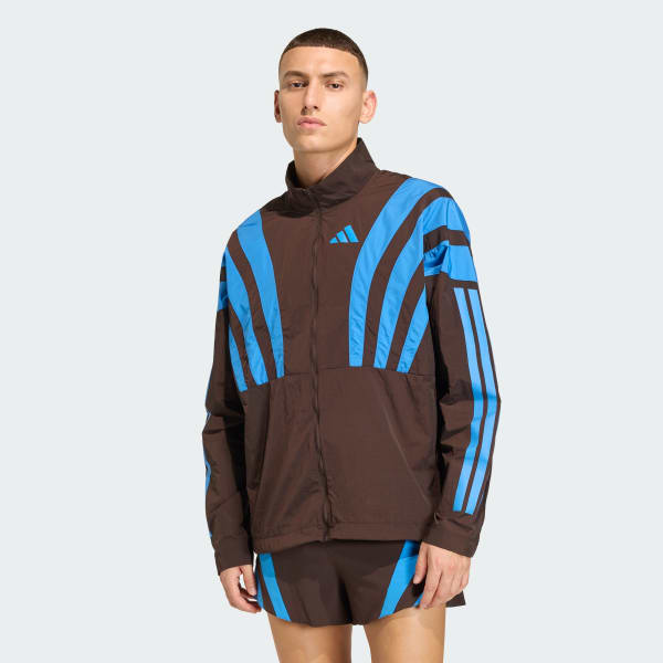 Brown Adizero Archive Running Jacket