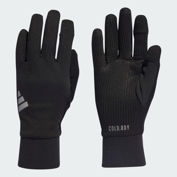 Negro Guantes de Running COLD.RDY Detalles Reflectantes