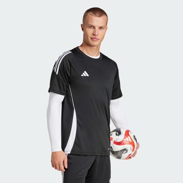 ホワイト テックフィット 長袖Tシャツ