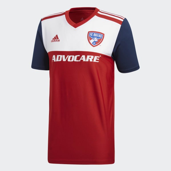 adidas FC Dallas Home Jersey - Red 