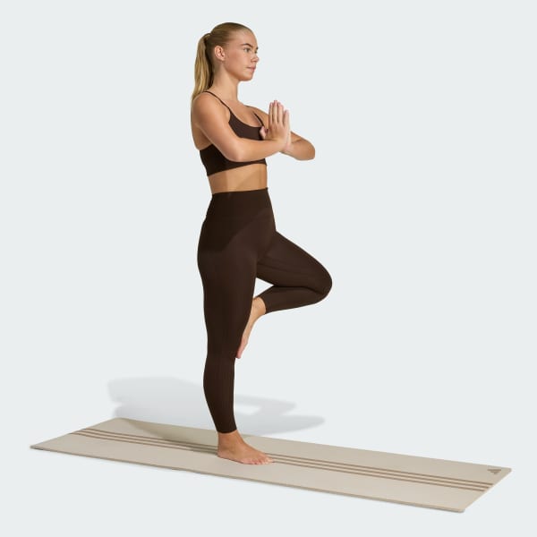 Brun adidas All Me Light Support Rib Bra Long Line BH