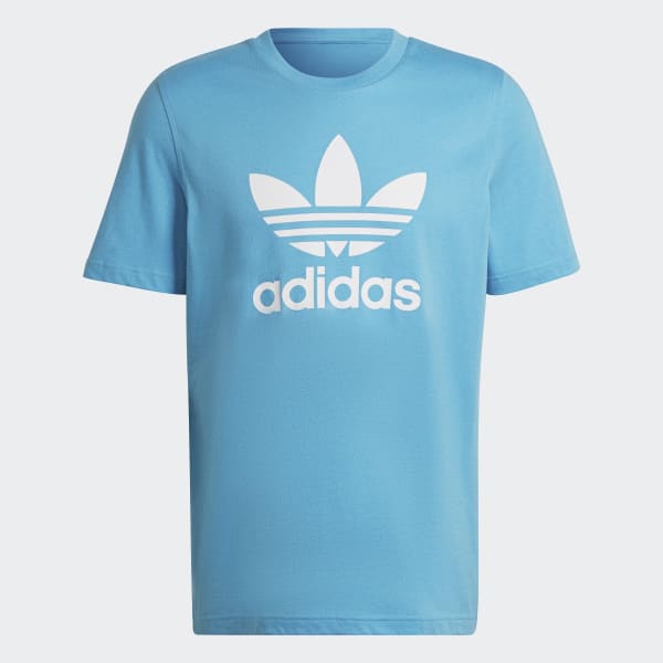 Blauw Adicolor Classics Trefoil T-shirt JLA46