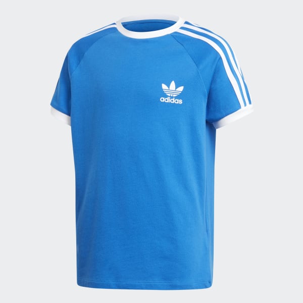 adidas 3-Stripes T-Shirt - Blue | adidas UK