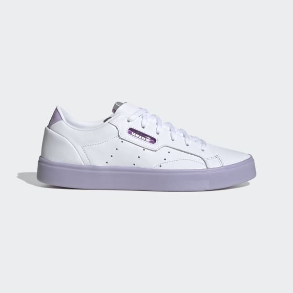 adidas sleek shoes tech purple