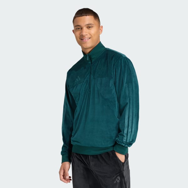 VELOUR HALF ZIP Track Top