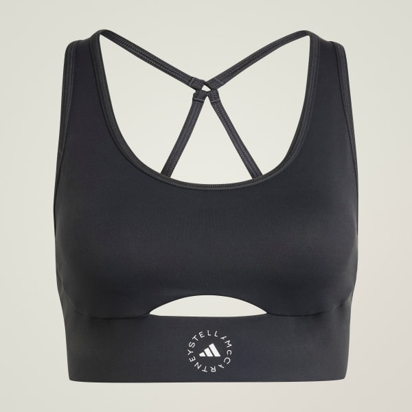 Zwart adidas by Stella McCartney TrueStrength Yoga Sportbeha