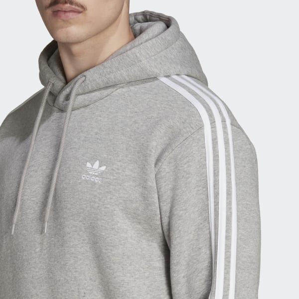 Gris Sweat-shirt à capuche Adicolor Classics 3-Stripes
