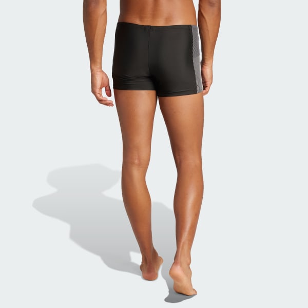 Noir Boxer de natation Colorblock