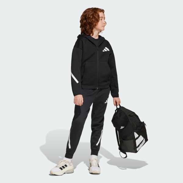 Black adidas Z.N.E. Full-Zip Hooded Track Jacket Kids