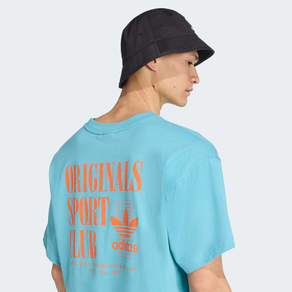 adidas Originals Sport Club GFX オーバーサイズTシャツ 送関込 adidas Sport Club GFX Oversized T-Shirt - Blue | adidas UK