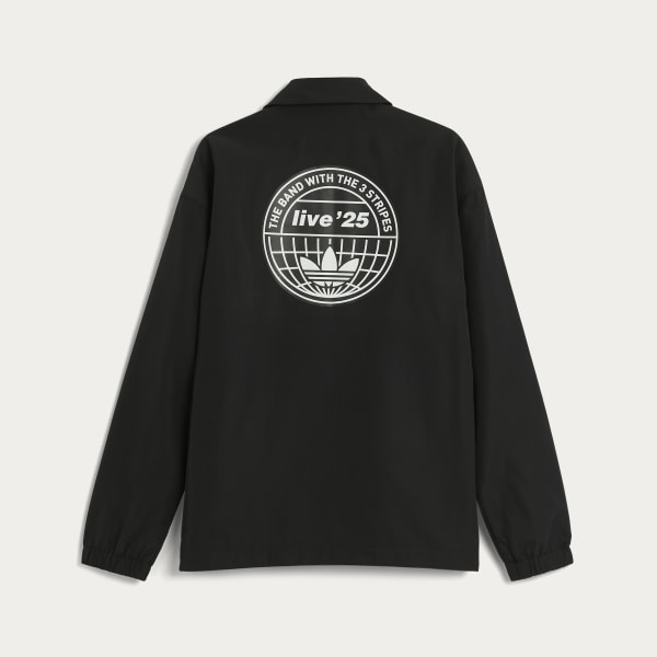 〓新品〓 Live '25 Adidas Coach Jacket Stone Adidas x Oasis Tour Coach Jacket | Oasis Adidas Coach Jacket