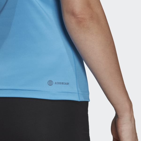 Blauw Techfit Training T-shirt E1684
