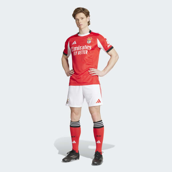 adidas Benfica 25/26 Home Jersey - Red | Free Shipping with