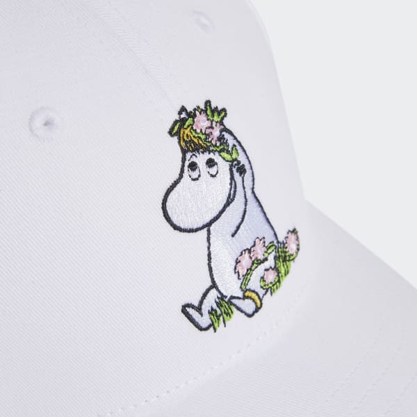 Weiss adidas Originals x Mumins Baseball Kappe