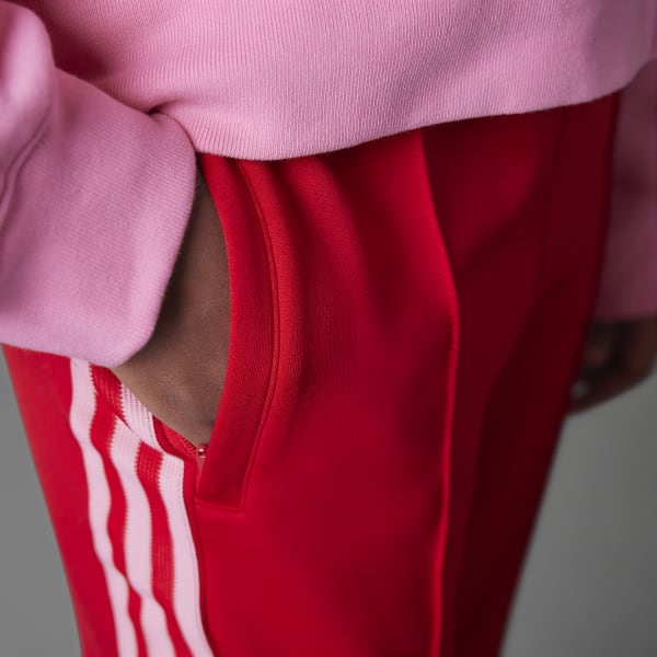 Red Adicolor 70s Flared Track Pants
