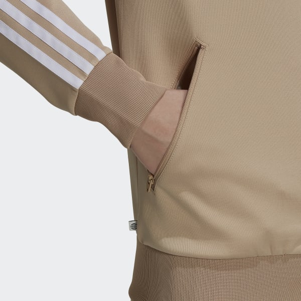 Beige Primeblue SST Originals Jacke