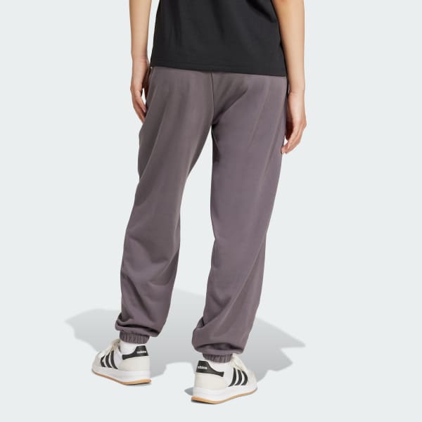 Grey Essentials Small Logo French Terry Cuffed Pants
