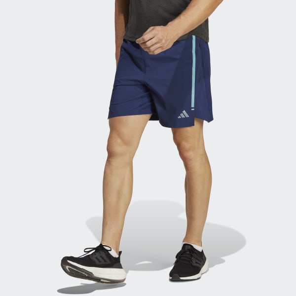 Blue Workout Teach Not Preach Shorts