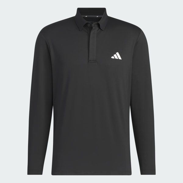 Black Long Sleeve AEROREADY Polo Shirt