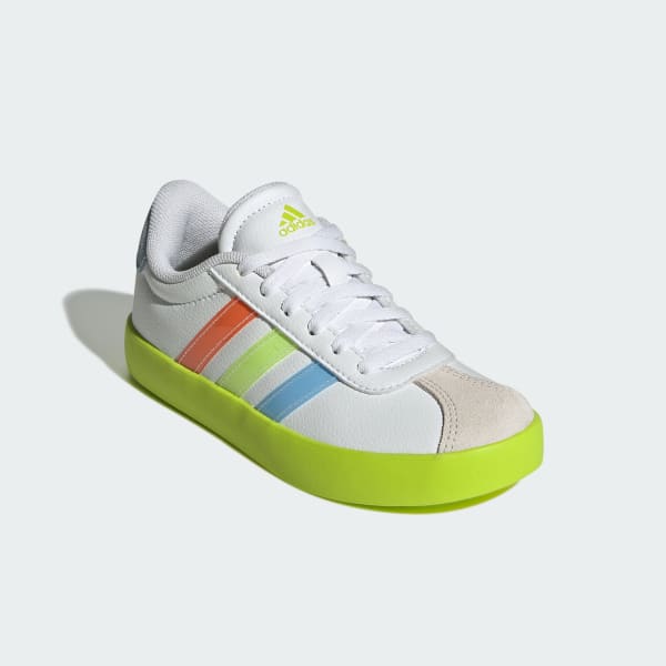 White VL Court 3.0 Shoes Kids